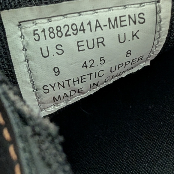 Levi's Black Casual  Men's Shoes Size 9 - Picture 10 of 11